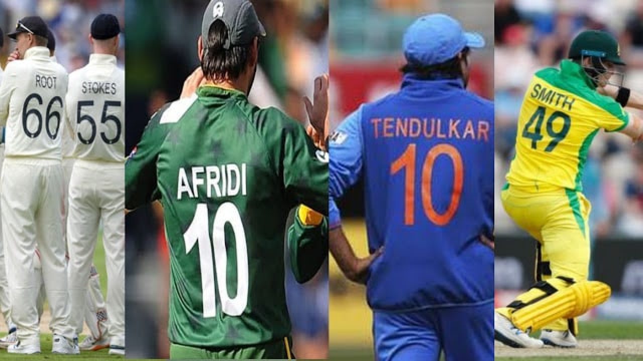 indian cricket team players jersey numbers list