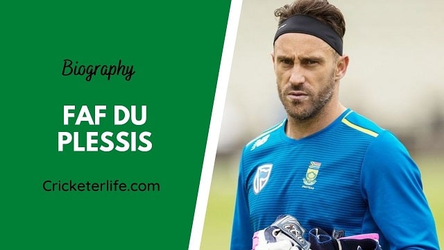 Faf Du Plessis Biography Age Height Wife Family Etc Cricketer Life